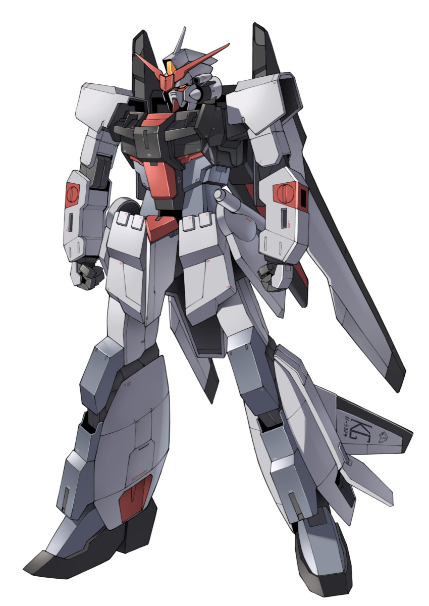 absurdres, arms_at_sides, clenched_hands, full_body, gundam, gundam_seed, gundam_seed_freedom, highres