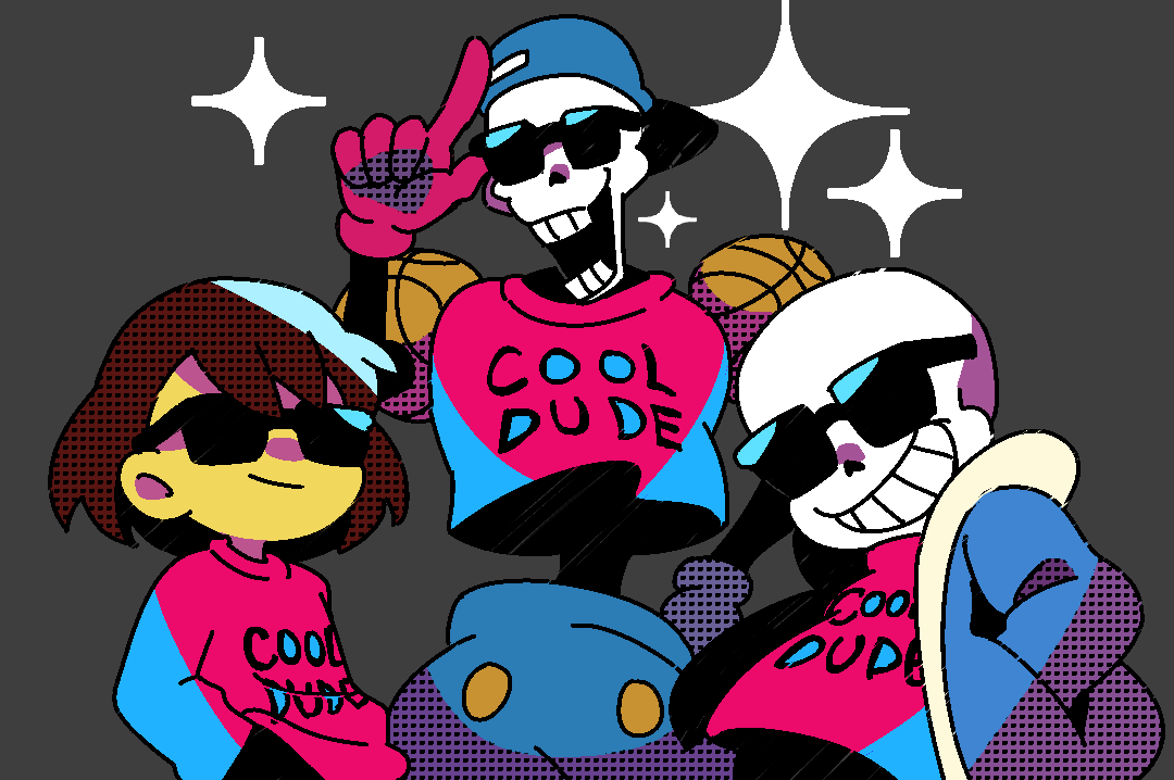 1other, 2018, 2boys, 2d, alternate_costume, ambiguous_gender, backwards_hat, blue_jacket