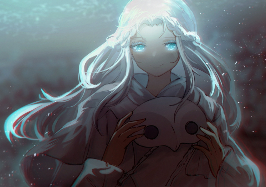 1girl, blue_eyes, capelet, commentary, drawstring, english_commentary, fenrishion, final_fantasy