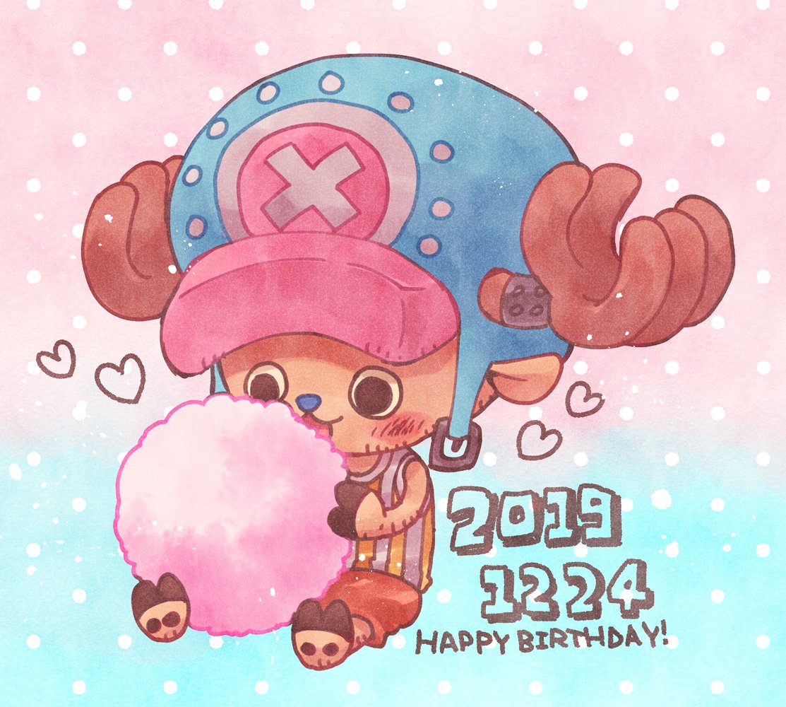 1boy, aco_peda, antlers, blue_background, blush, commentary_request, cotton_candy, cross