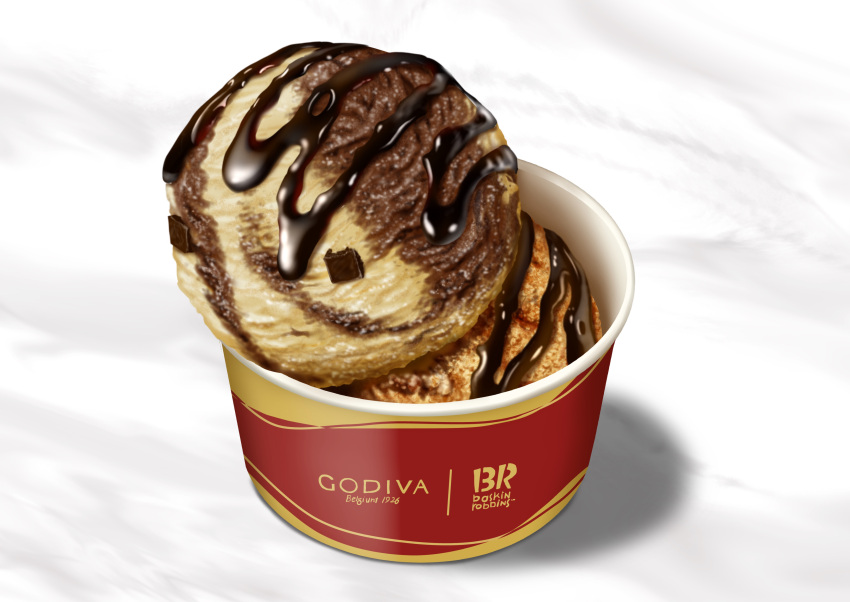 absurdres, baskin-robbins, chocolate, chocolate_syrup, food, food_focus, godiva_chocolatier, gyuunyuu_oume