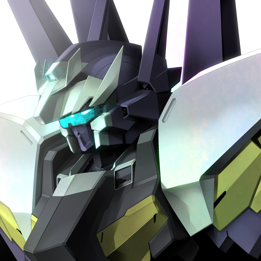 exbein, highres, mecha, simple_background, solo, super_robot_wars, super_robot_wars_og_the_inspector, super_robot_wars_original_generation