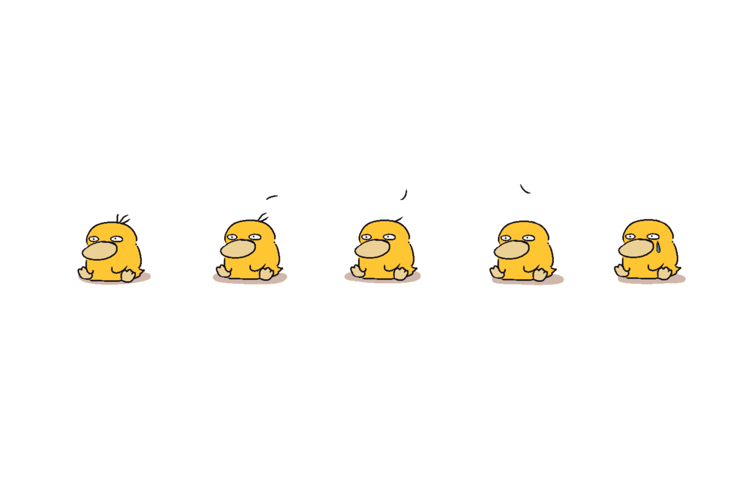 bald, beak, bird, black_eyes, black_hair, commentary, crying, crying_with_eyes_open