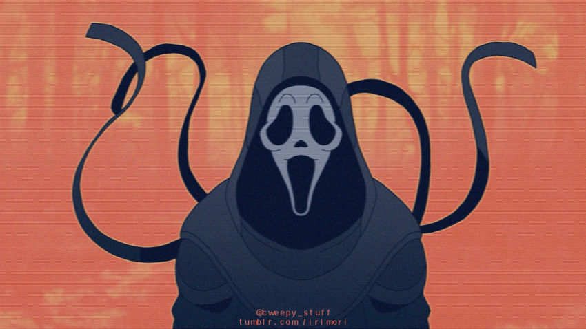 1boy, animated, animated_gif, artist_name, black_hood, black_robe, clenched_hand, commentary