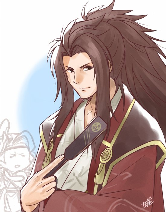2boys, brown_eyes, brown_hair, fire_emblem, fire_emblem_fates, fire_emblem_heroes, jandara_rin, japanese_clothes