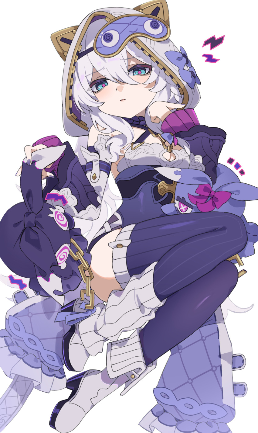 1girl, absurdres, awe_(adorableduckyy), bare_shoulders, blue_eyes, bodysuit, bow, breasts