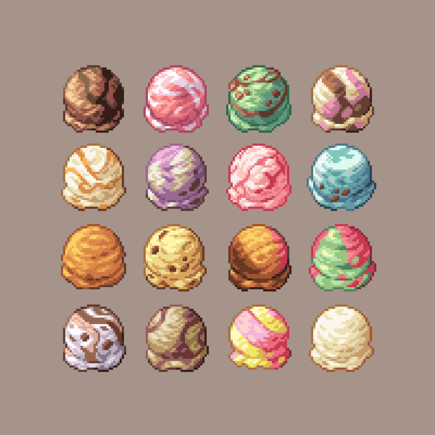 chocolate, dessert, food, food_focus, grey_background, highres, ice_cream, no_humans