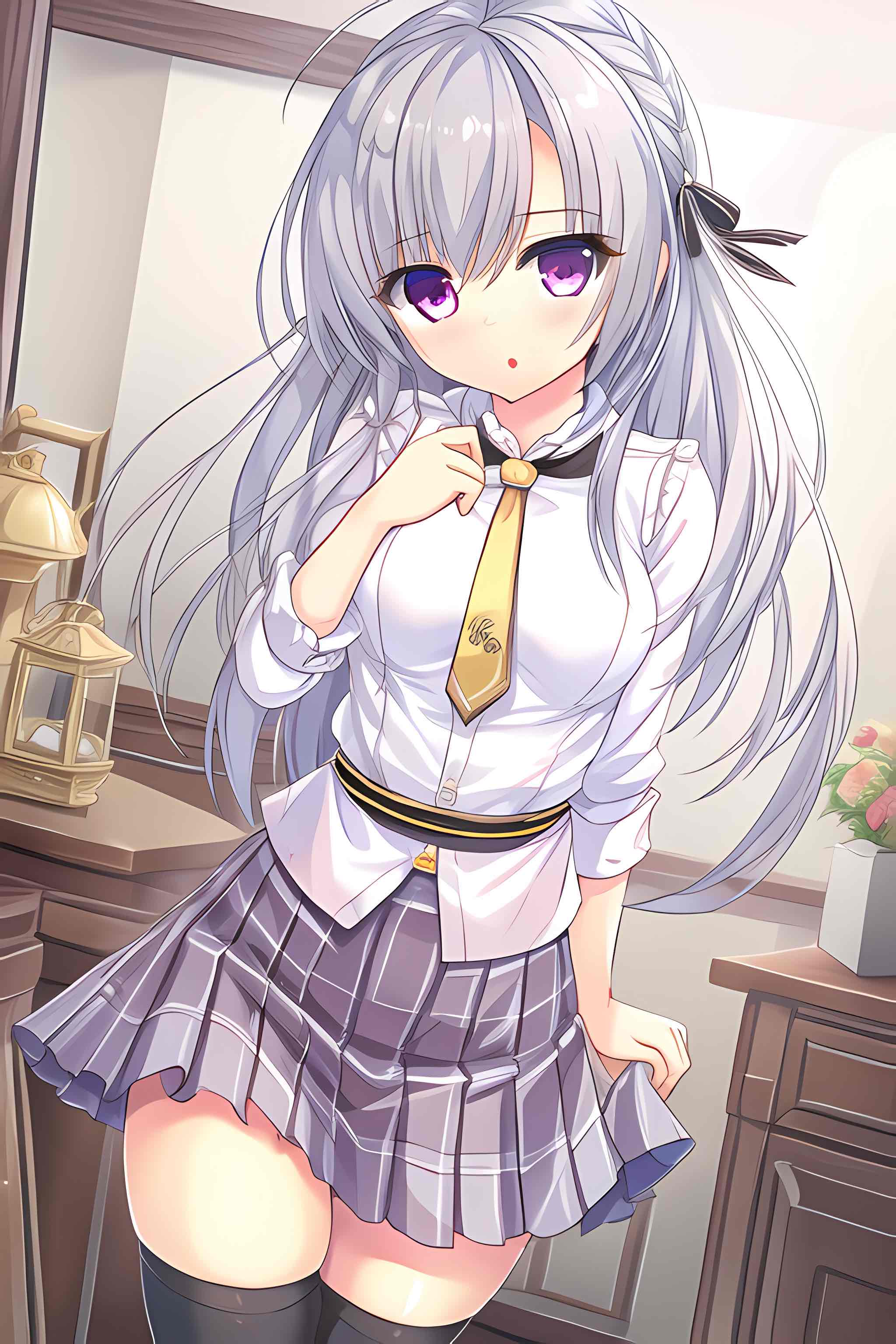1girl, absurdres, highres, karenai_sekai_to_owaru_hana, ren_(karenai_sekai_to_owaru_hana), zettai_ryouiki