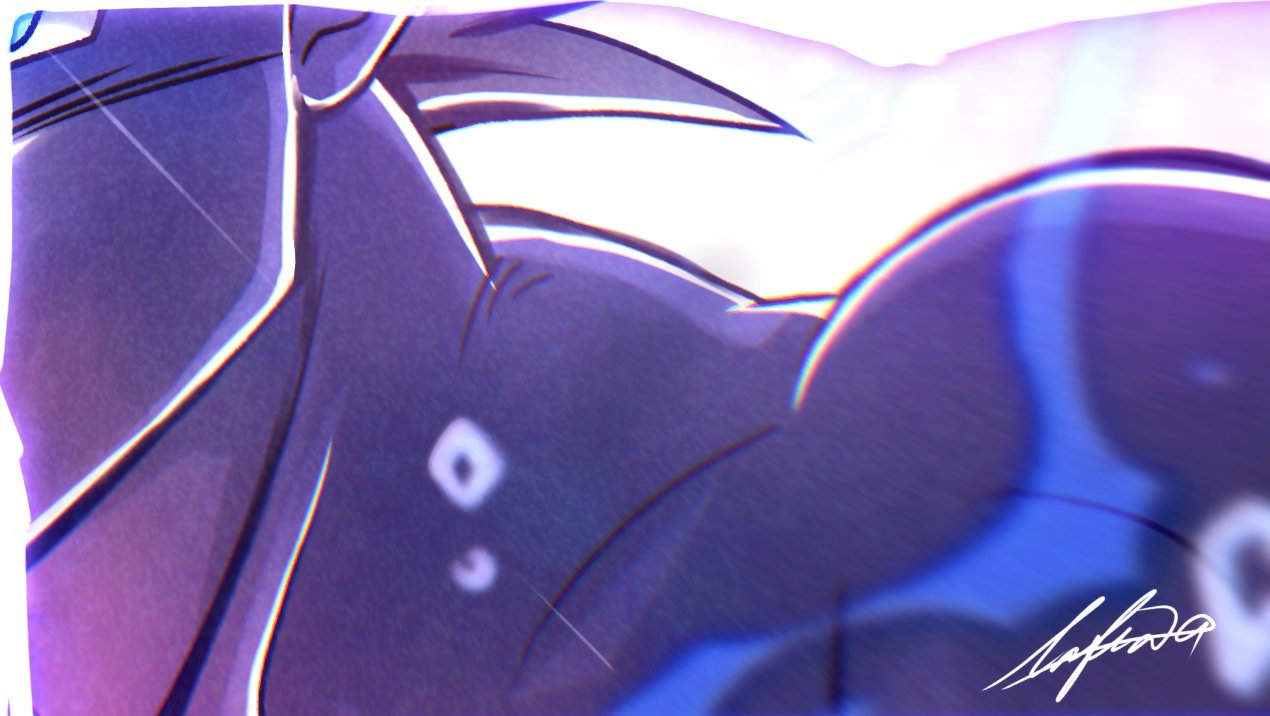 1boy, close-up, dragon_ball, dragon_ball_super, glowing, glowing_eye, grey_hair, lafia_db