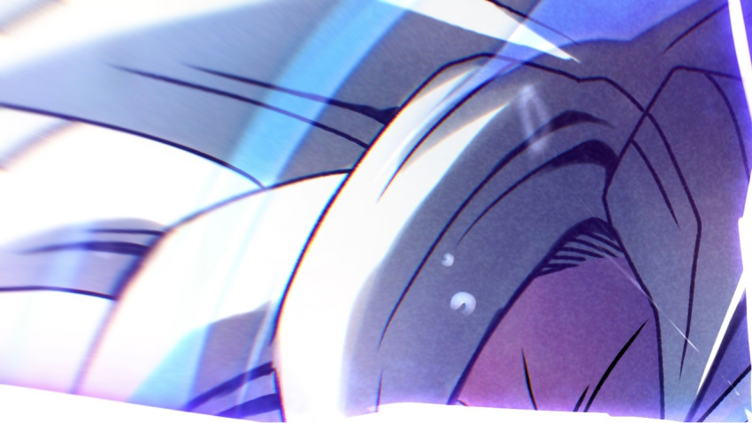 1boy, close-up, dragon_ball, dragon_ball_super, glowing, glowing_eye, grey_hair, lafia_db
