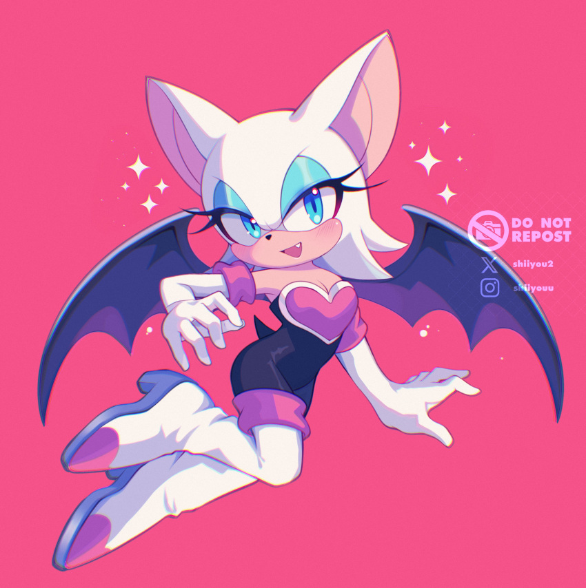 1girl, absurdres, animal_ears, animal_nose, bat_ears, bat_girl, bat_wings, blue_eyeshadow