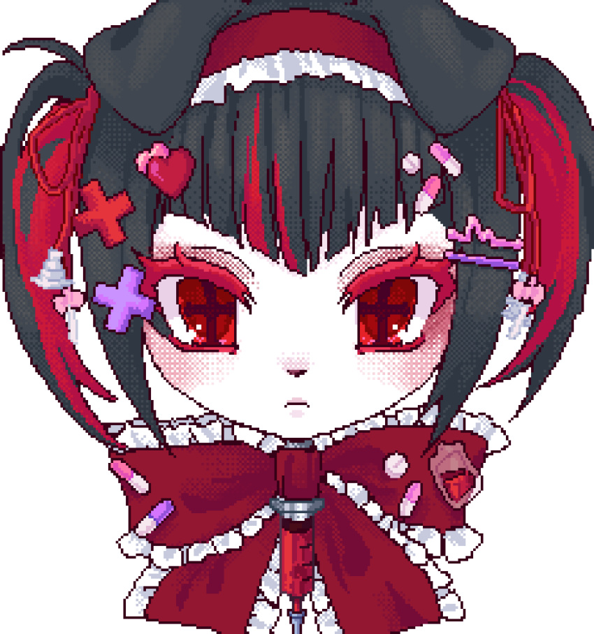 1girl, animal_ears, animal_nose, animated, animated_gif, black_hair, blinking, bow