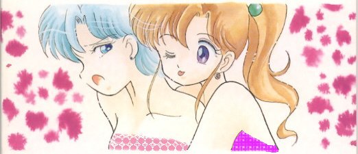 bishoujo_senshi_sailor_moon, blue_hair, doujinshi, hair_bobbles, hug, hug_from_behind, kino_makoto, mizuno_ami