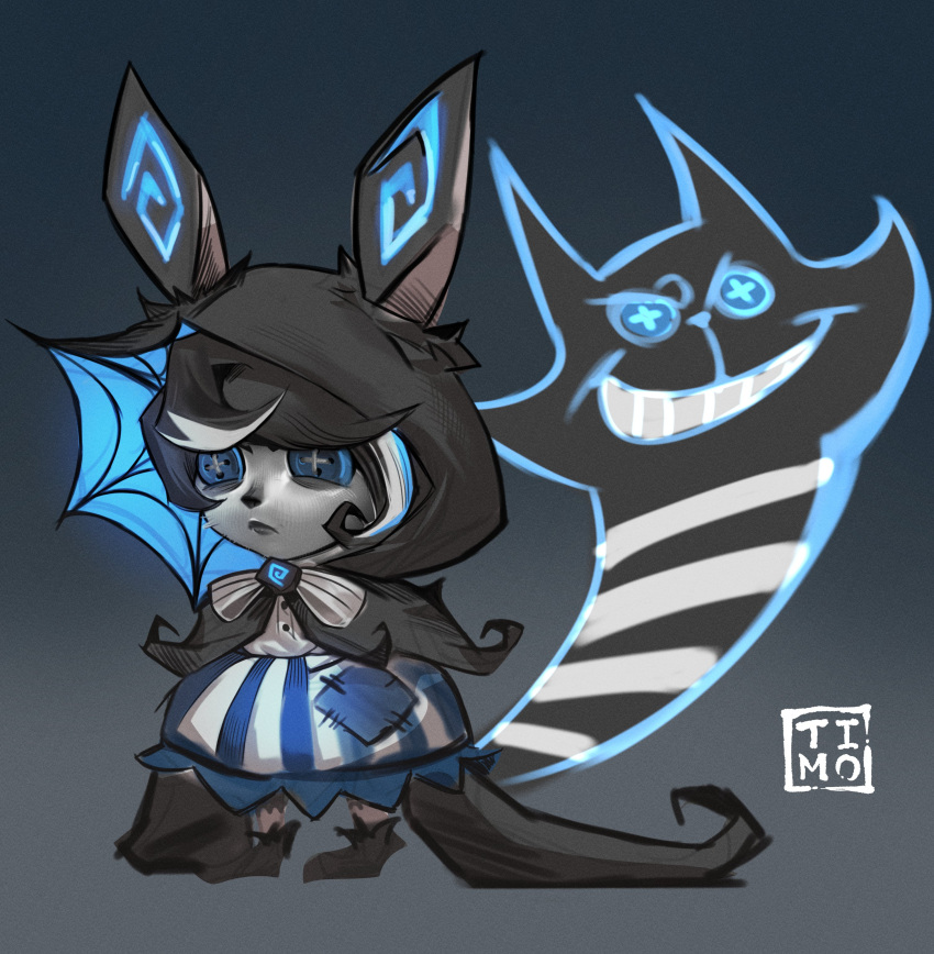 1girl, absurdres, alternate_costume, black_footwear, black_hair, blue_dress, blush, button_eyes