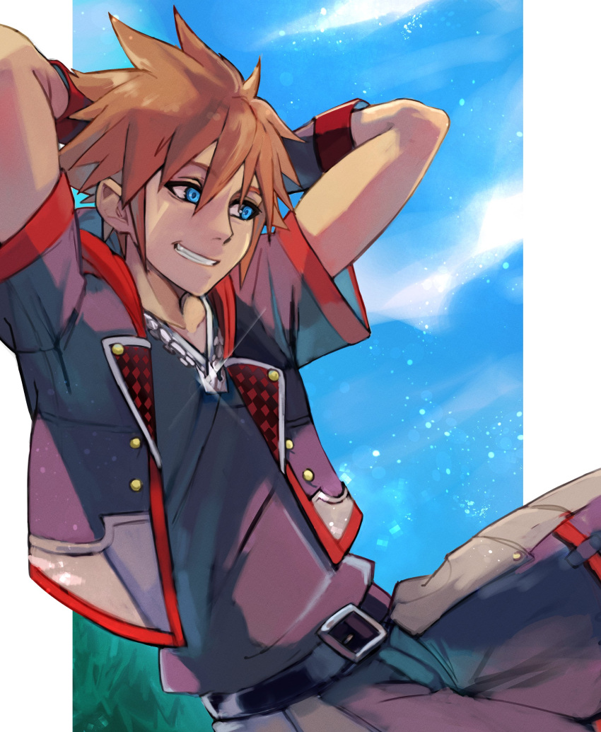 1boy, absurdres, arupg, disney, final_fantasy, highres, kingdom_hearts, shorts