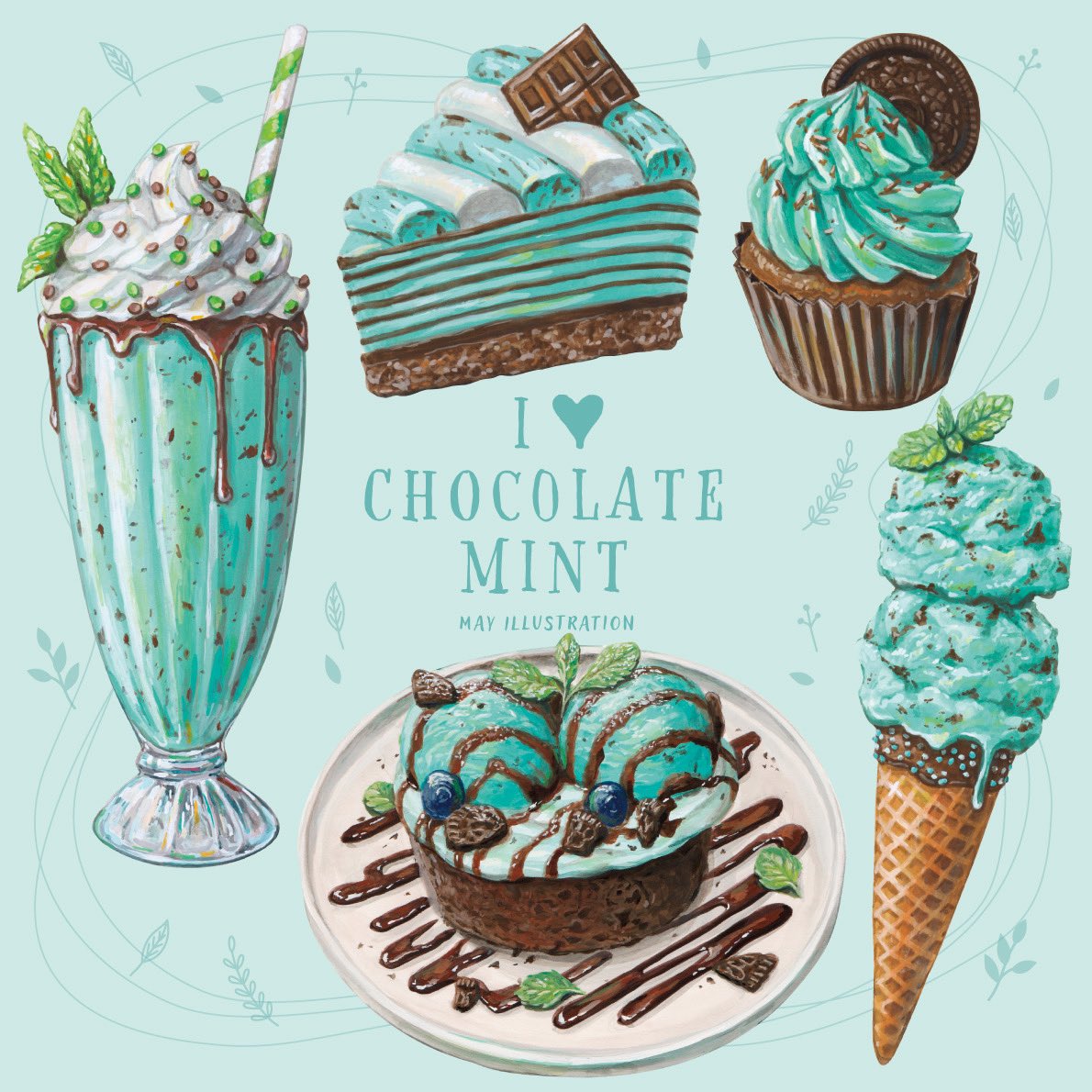 cake, cake_slice, chocolate_syrup, cookie, cupcake, dessert, double_scoop, drinking_straw