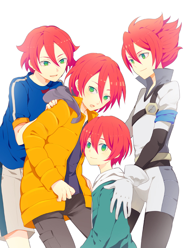 bodysuit, casual, gran, green_eyes, harano, hoodie, inazuma_eleven, inazuma_eleven_(series)