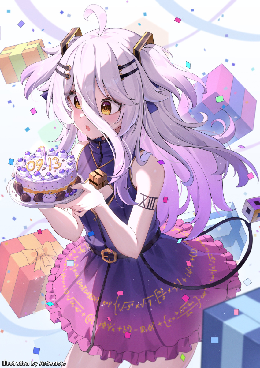 1girl, :o, absurdres, ahoge, ardenlolo, arm_tattoo, artist_name, belt