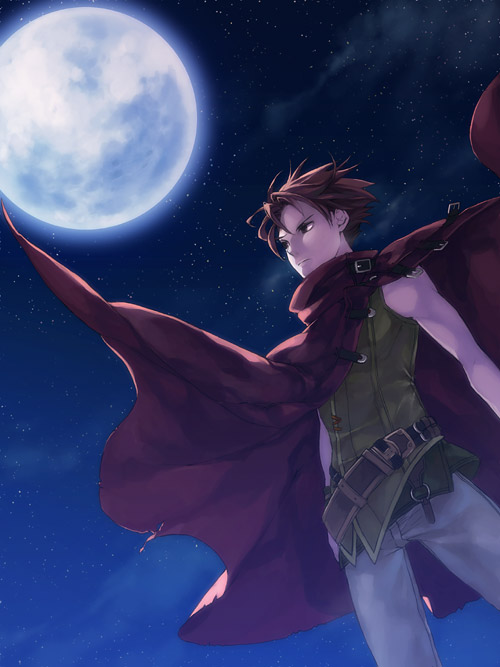 cloak, dutch_angle, fire_emblem, fire_emblem:_rekka_no_ken, full_moon, kaito_(sawayakasawaday), male, matthew