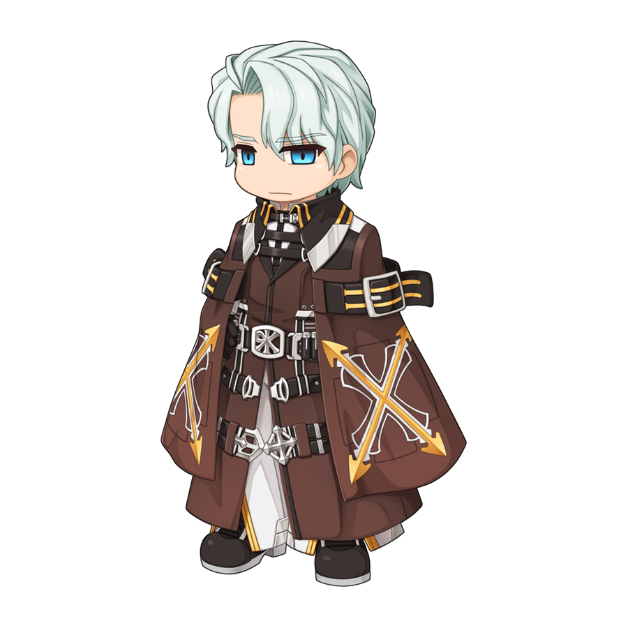 1boy, bandolier, belt, black_belt, black_footwear, blue_eyes, blue_hair, boots
