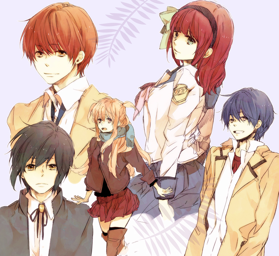 black_hair, blue_hair, brown_hair, hinata_(angel_beats!), jonathan, long_hair, naoi_ayato, otonashi_(angel_beats!)