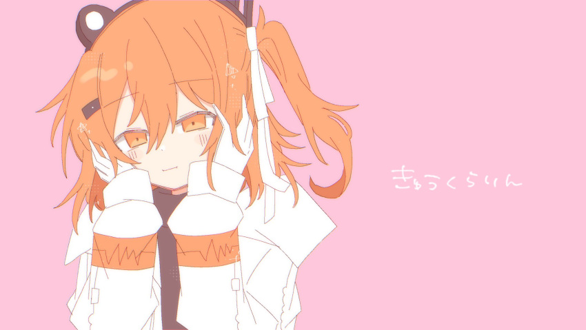 1girl, a.i._voice, adachi_rei, black_shirt, closed_mouth, gloves, hair_ornament, hair_ribbon