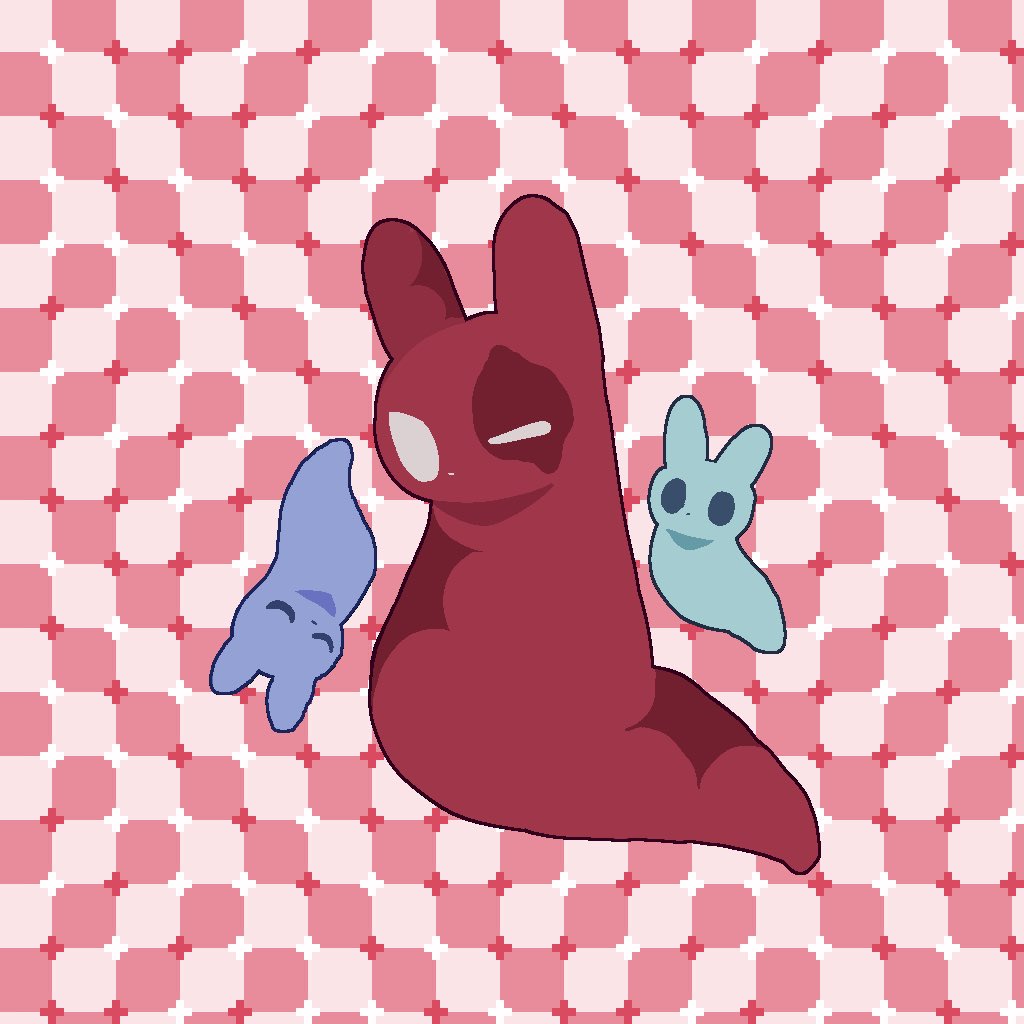 artificer_(rain_world), blue_eyes, blue_fur, burn_scar, chinese_commentary, closed_eyes, commentary_request, creature