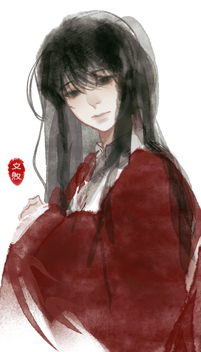 1boy, black_eyes, black_hair, chinese_commentary, closed_mouth, commentary_request, highres, huayangshan_jishi