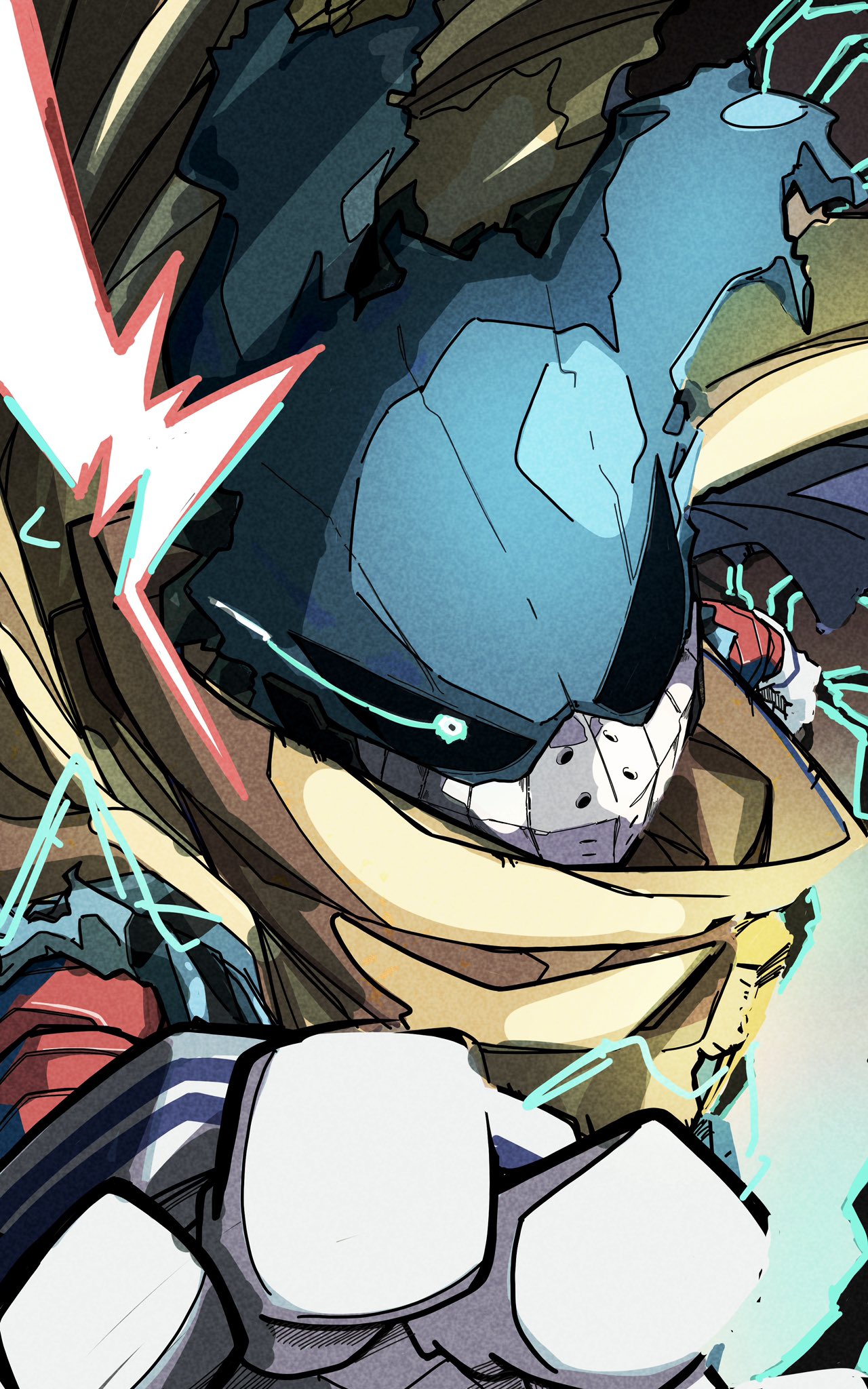 1boy, aqua_eyes, black_whip_(boku_no_hero_academia), blue_mask, boku_no_hero_academia, cape, commentary, covered_face