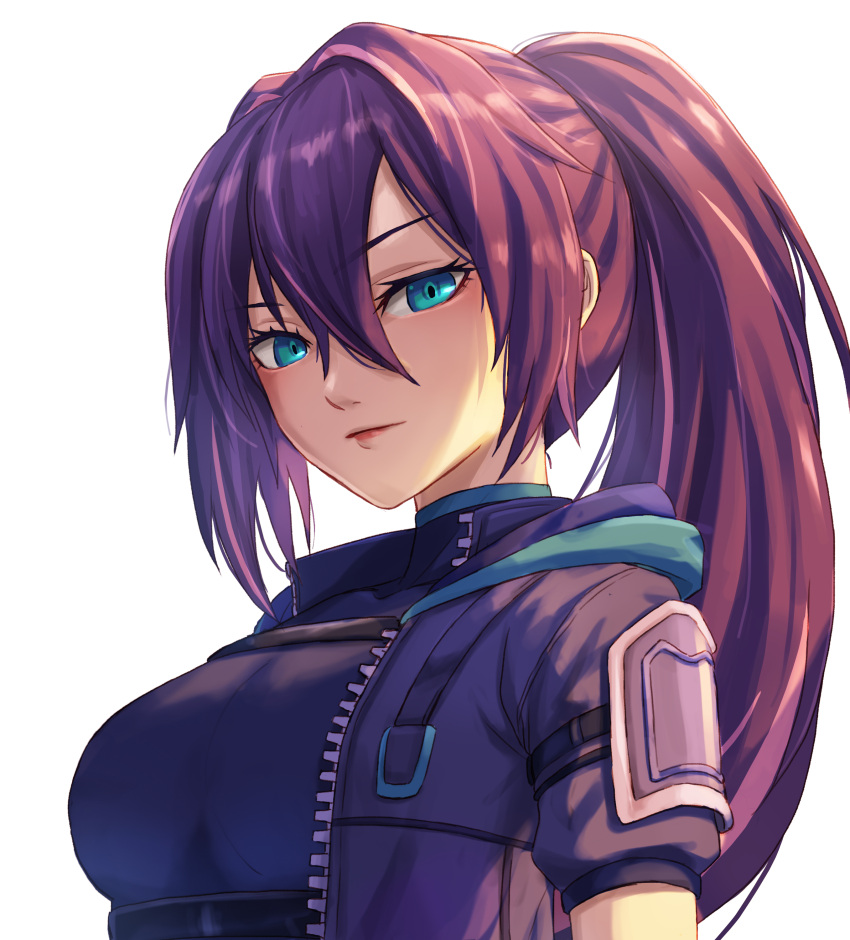 1girl, absurdres, bare_arms, breasts, brown_hair, chrono_ark, dark-skinned_female, dark_skin