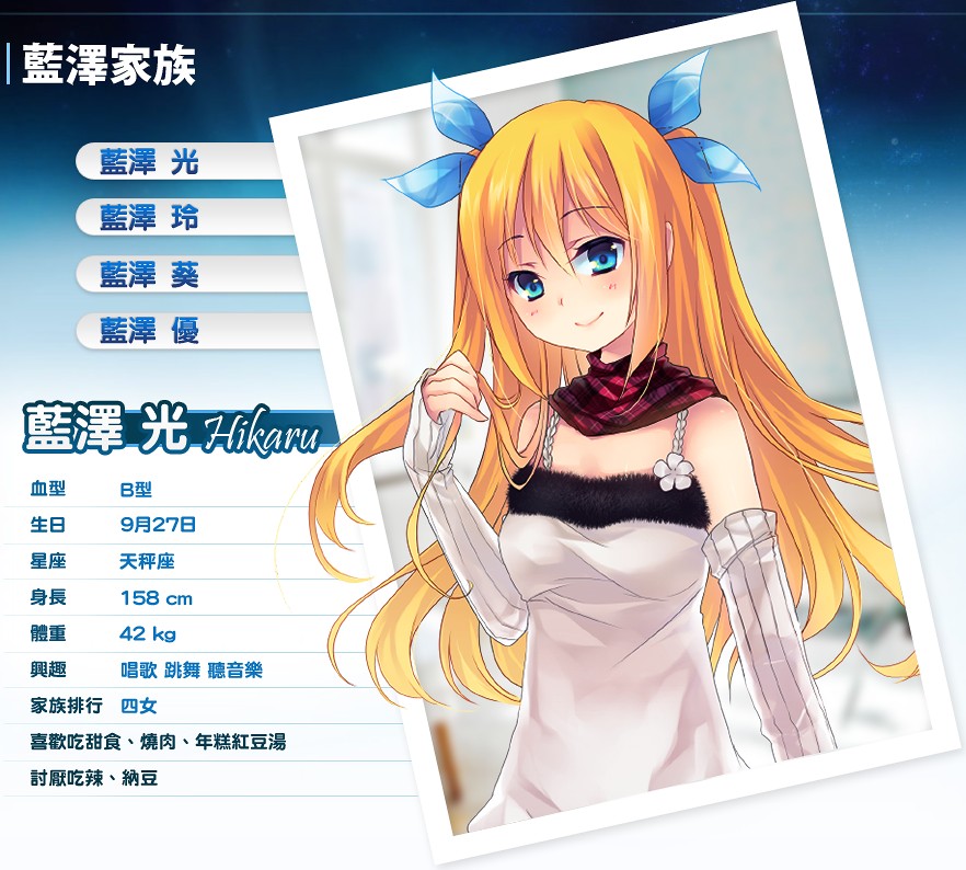 aqua_eyes, blonde_hair, campaign_girl, cap, chinese, detached_sleeves, hair_ornament, hair_ribbon