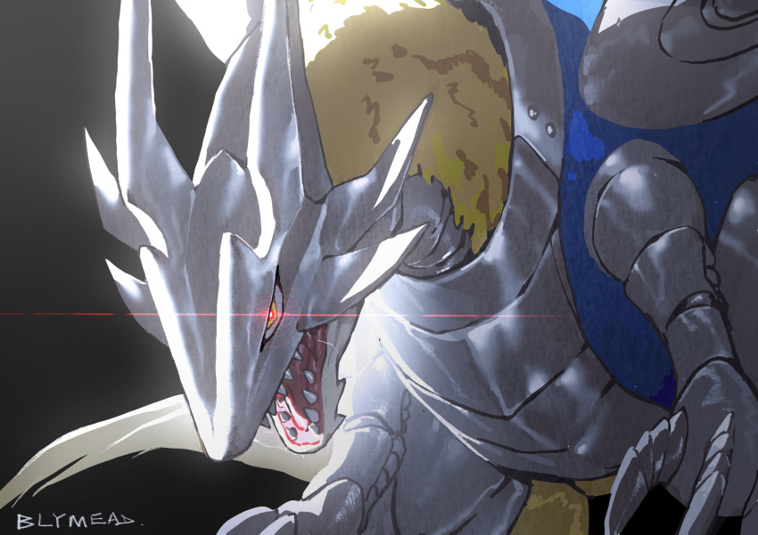 bly_mead, bright_pupils, digimon, digimon_(creature), feathers, glowing, glowing_eyes, highres
