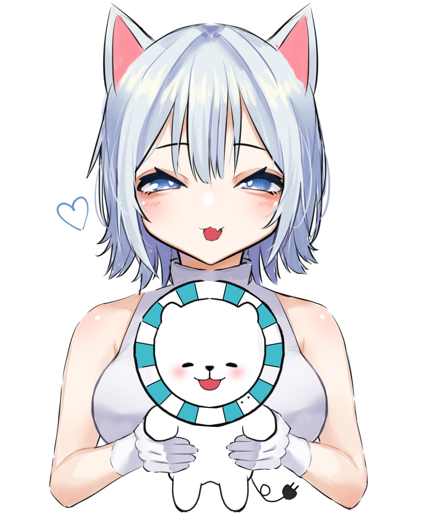 1girl, :3, absurdres, animal_ears, blue_eyes, blush, breasts, cat_ears