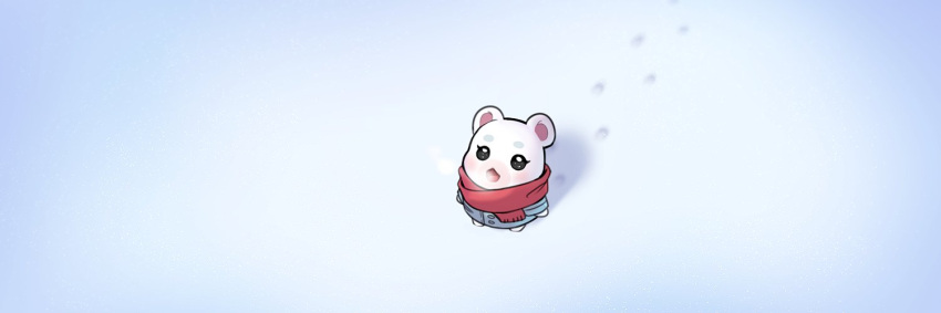 1girl, absurdly_wide_shot, animal_crossing, animal_ears, breath, chibi, chibi_only, commentary_request