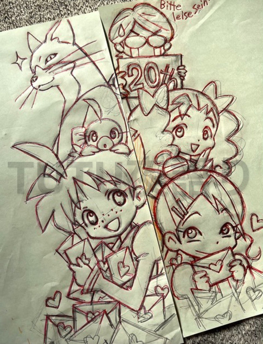3girls, ahiru_(duck)_(princess_tutu), ahiru_(princess_tutu), ahoge, artist_request, autor_(princess_tutu), bird, cat