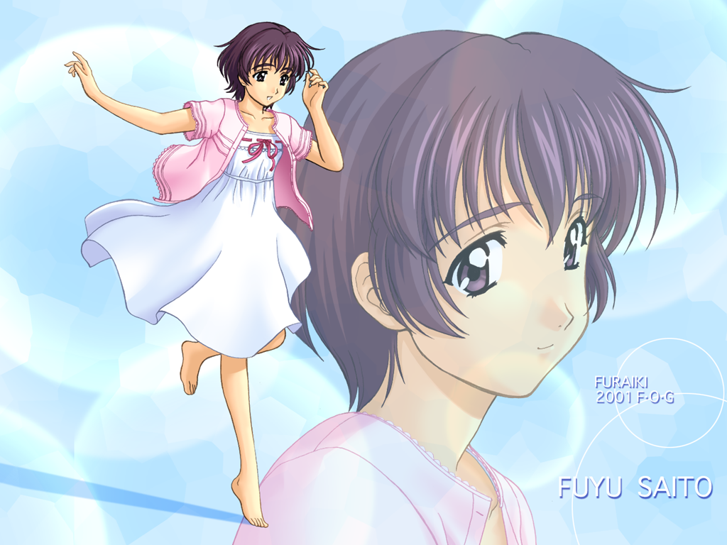 1girl, 2000s_(style), aqua_background, artist_request, barefoot, button_gap, character_name, closed_mouth