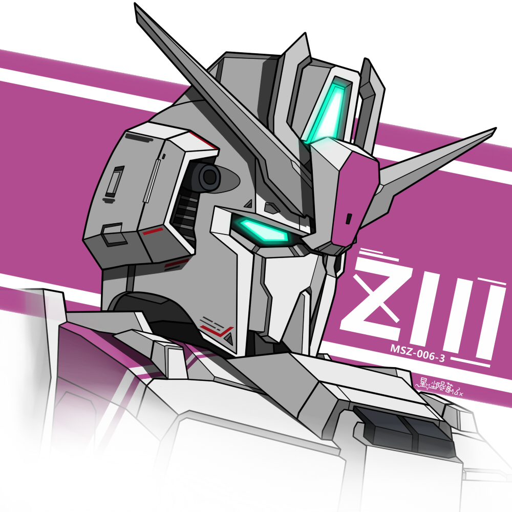 aeug, barrel, blue_eyes, character_name, commentary_request, glowing, glowing_eyes, gun