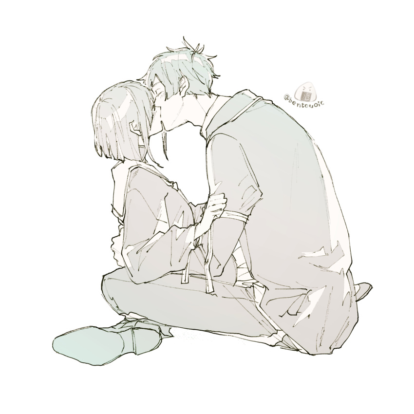 1boy, 1girl, bentouoic, commentary_request, floyd_leech, full_body, hetero, highres