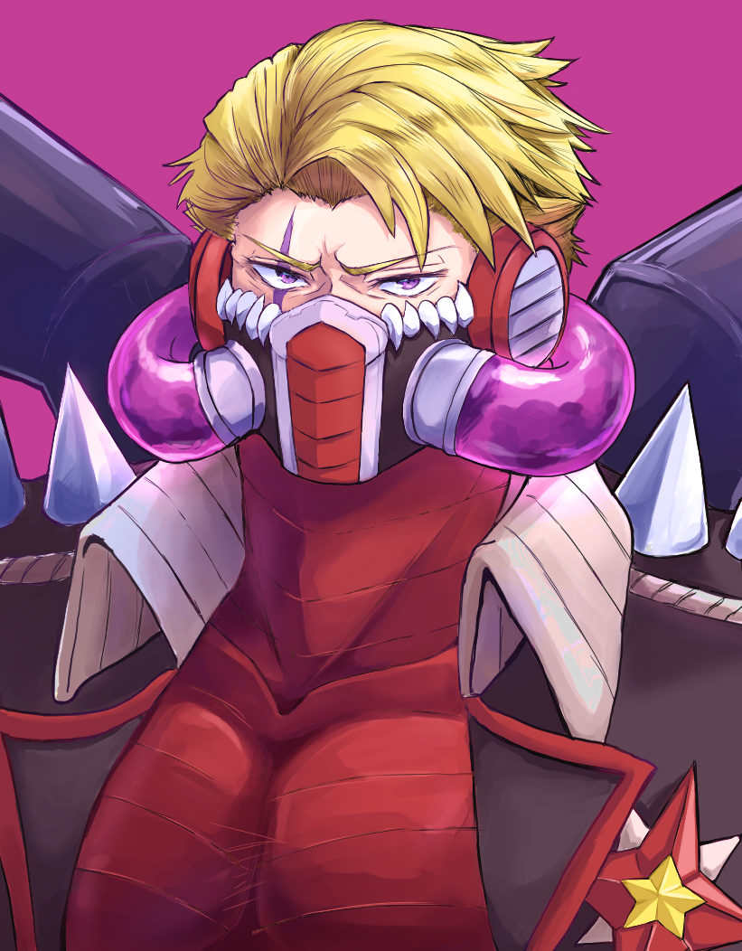 #compass, 1boy, blonde_hair, bodysuit, epaulettes, gustav_heydrich, jacket, looking_at_viewer