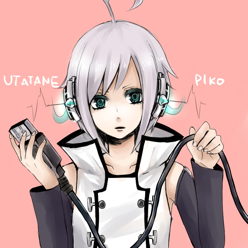 ahoge, aqua_eyes, bad_id, detached_sleeves, detahced_sleeves, gogoma_(yth), green_eyes, headphones