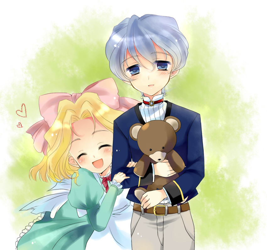 2girls, blue_eyes, child, closed_eyes, dress, eyes_closed, highres, hug