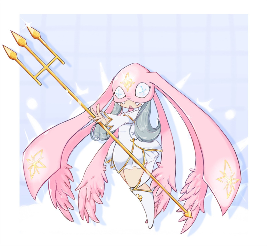 1girl, animal_hat, animal_nose, boots, cross-shaped_pupils, digimon, digimon_(creature), digimon_day