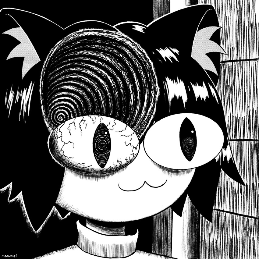 1girl, :3, animal_ear_fluff, animal_ears, artist_name, cat_ears, cat_girl, closed_mouth