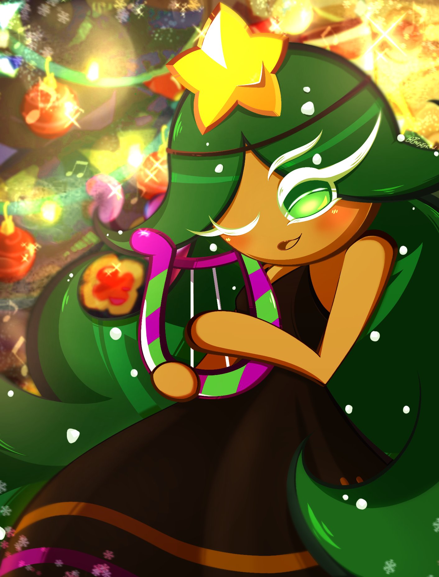 )d, brown_dress, carol, carol_cookie, cookie_run, cookie_run:_kingdom, cookie_run:_ovenbreak, cookie_run_kingdom