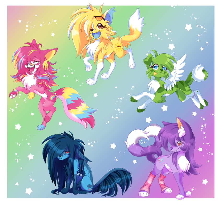 :3, absurdres, alternate_species, animal, animal_focus, animalization, border, care_bears