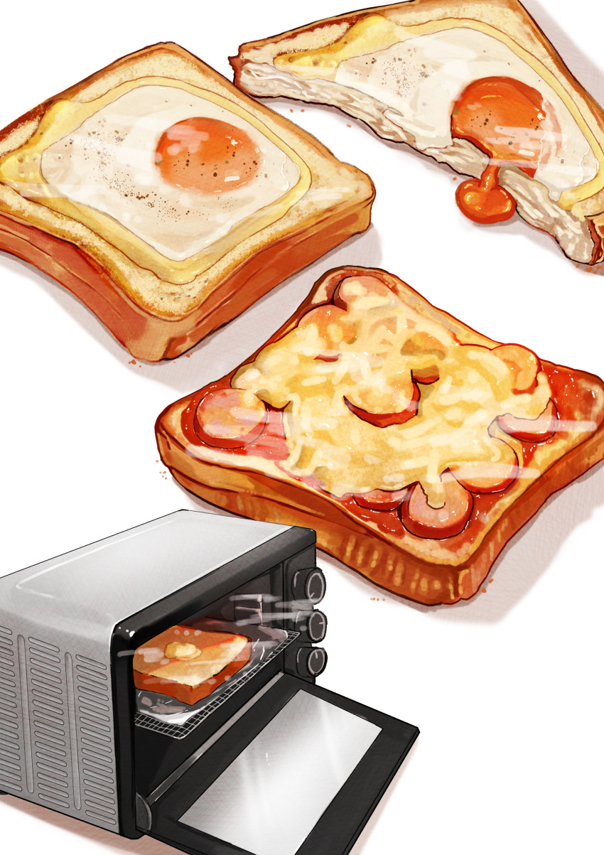 absurdres, bread, bread_slice, egg_(food), food, food_focus, fried_egg, highres