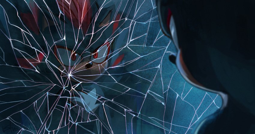 1boy, absurdres, animal_ears, animal_nose, broken_glass, closed_mouth, commentary, english_commentary