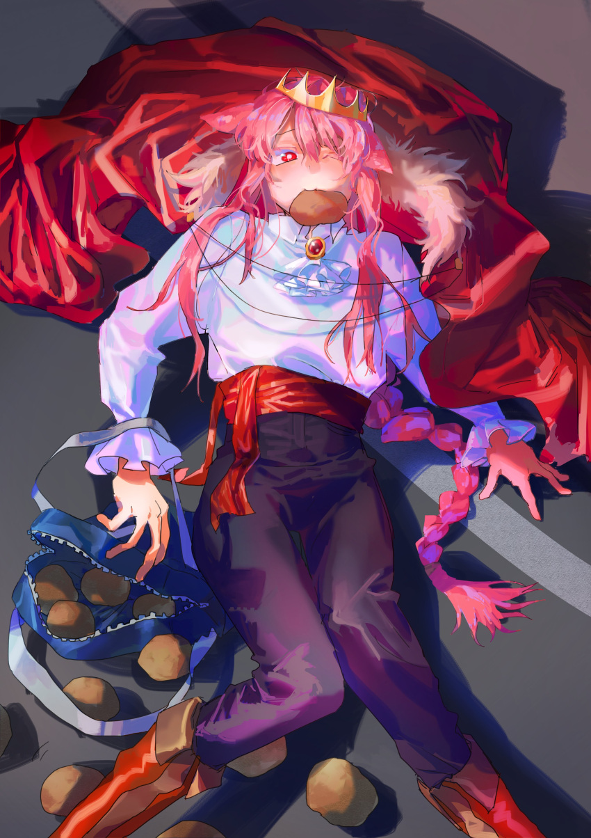 1boy, absurdres, androgynous, animal_ears, animification, ascot, boots, braid