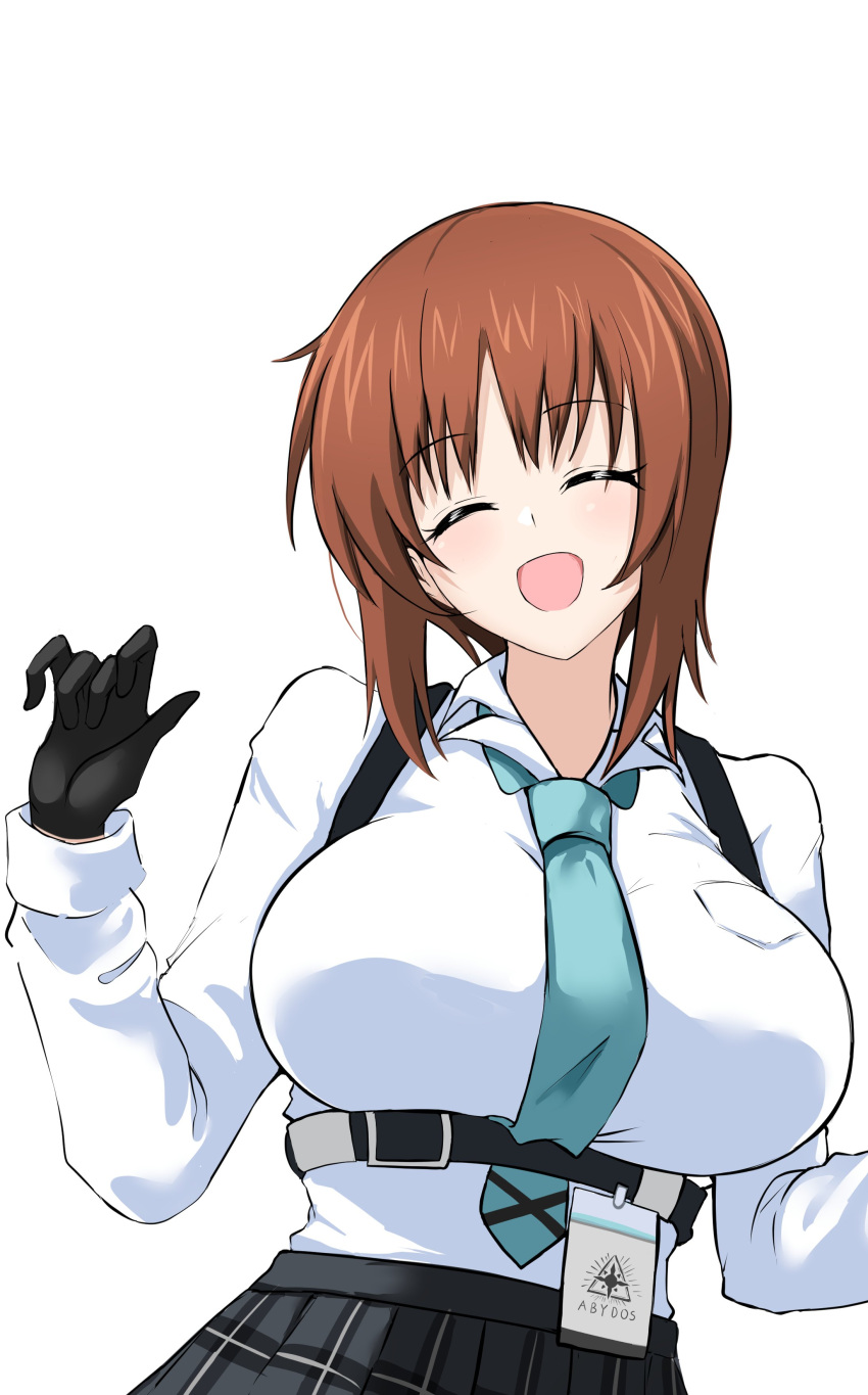 1girl, absurdres, aikir_(jml5160), alternate_costume, belt, belt_buckle, black_belt, black_gloves