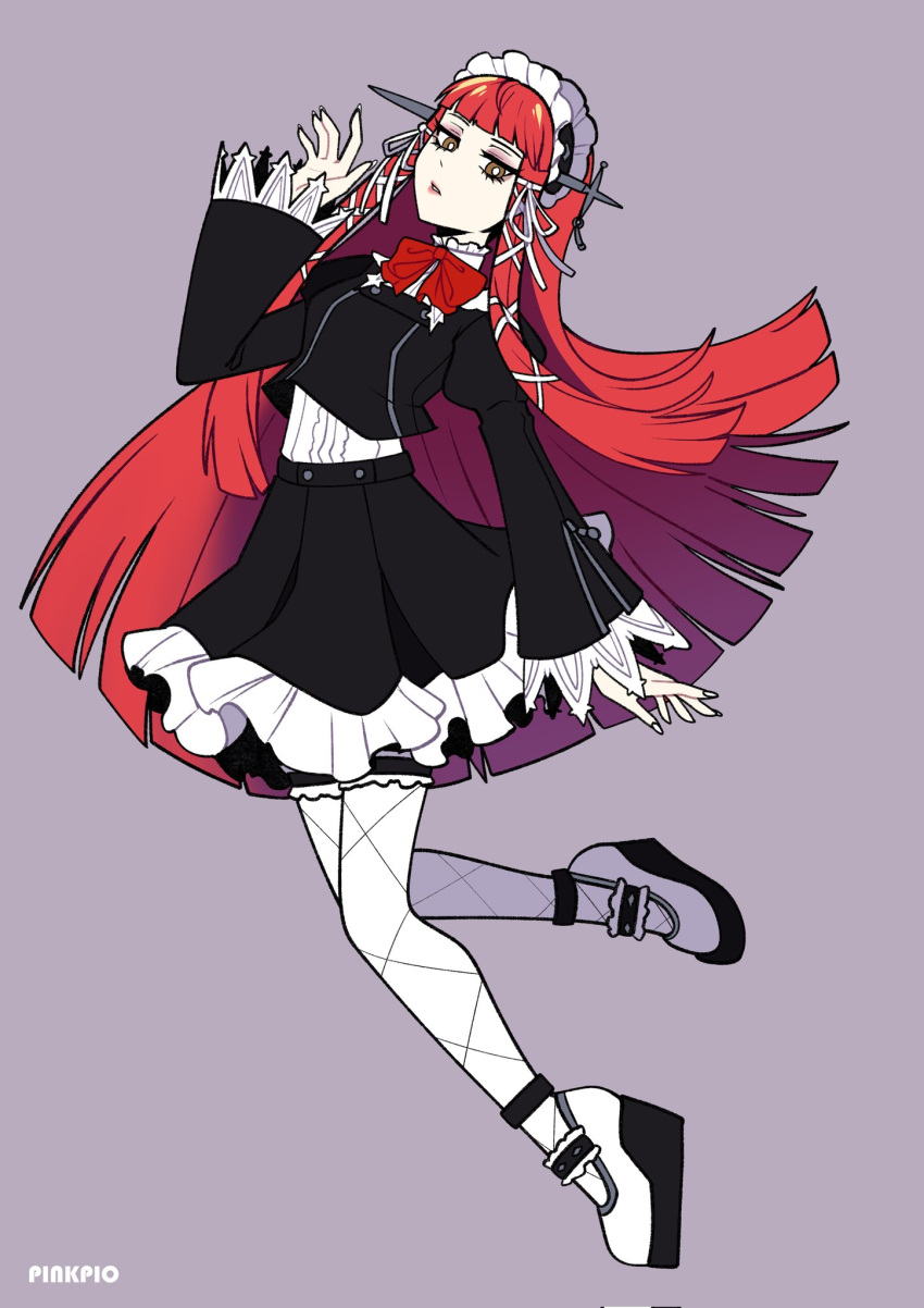 1girl, alternate_costume, artist_name, black_jacket, black_skirt, bow, bowtie, frilled_garter_belt